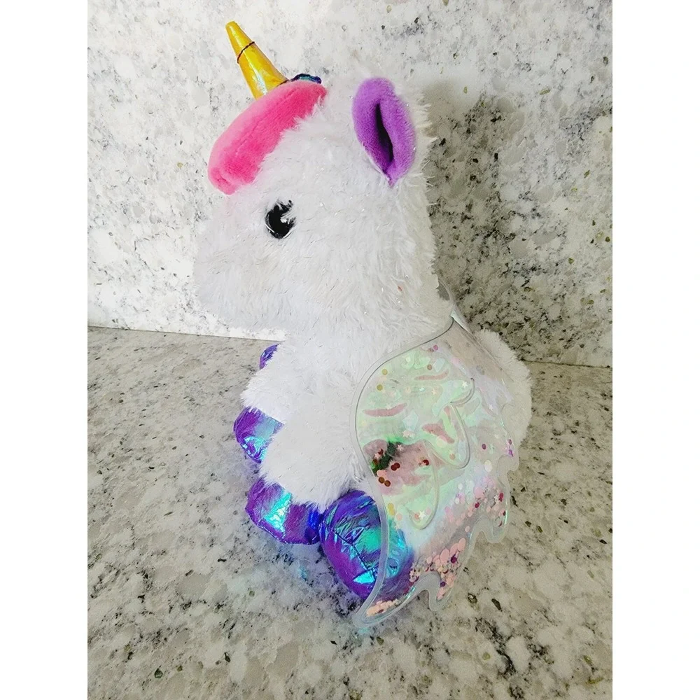 Barbie‎ Unicorn Plush Pegasus Pink Wings Stuffed Animal Toy Does Not Talk